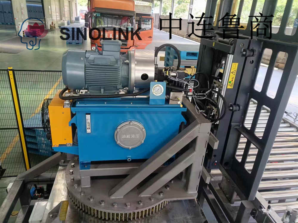 Полностью автоматический паллетизированный толкатель разделителя груза