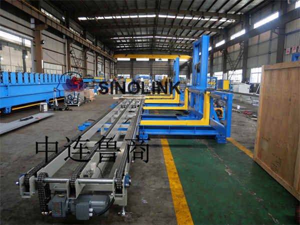 Полноавтоматическая цветная стальная плитка (профильная пластина) для строительных материалов или паллетизатор/штабелер для товаров на поддонах