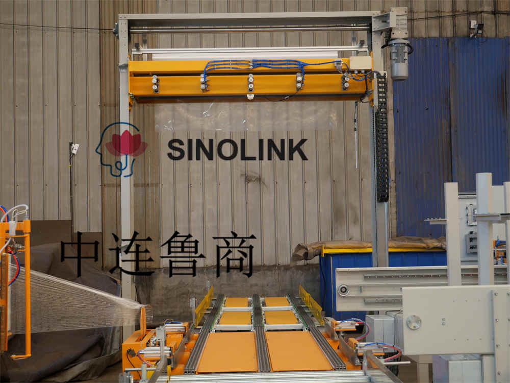 Полностью автоматическая онлайн-машина для упаковки поддонов в уголки Lenthen Paper