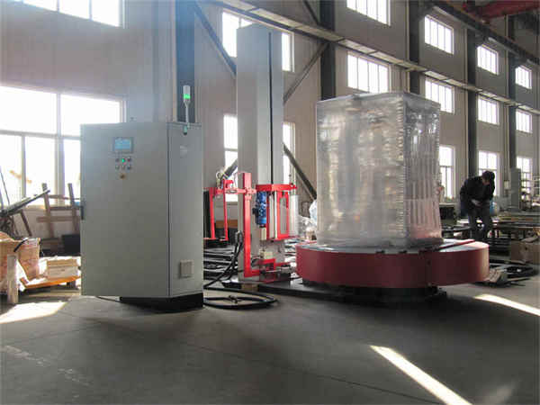 Полностью автоматическая упаковочная машина с поворотным столом