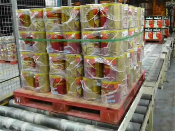 Горизонтальная полностью автоматическая обвязочная машина для поддонов