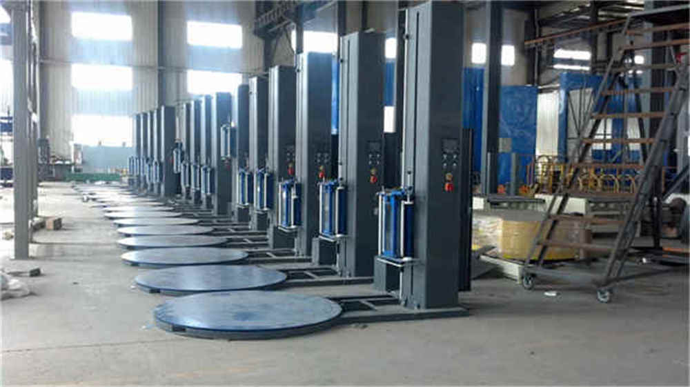 Полу автоматическая оберточная машина поддона