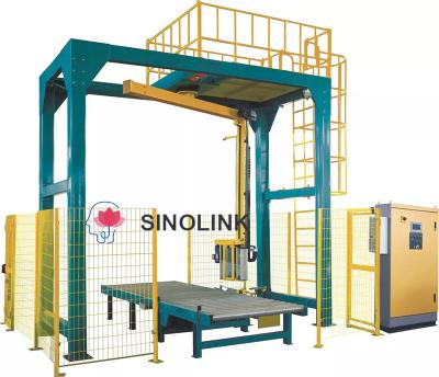 Полностью автоматическая упаковочная машина с вращающимся рычагом