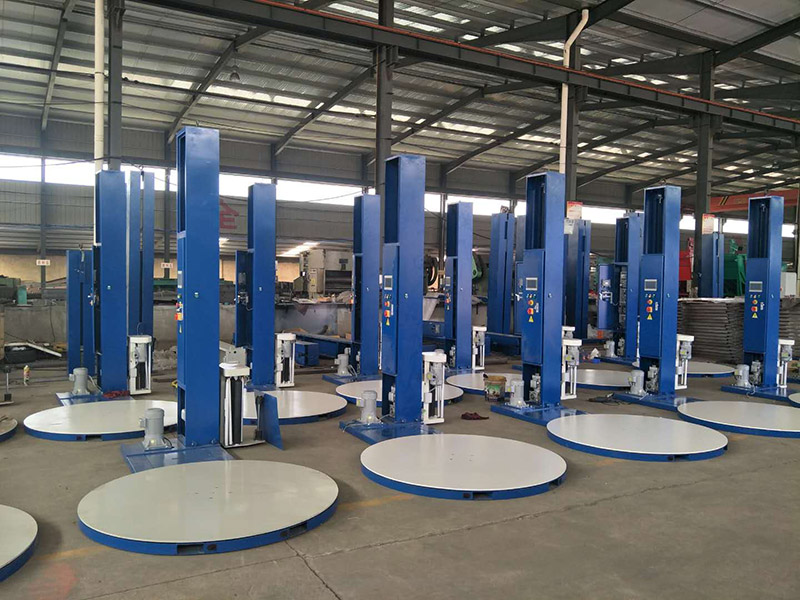 Полу автоматическая оберточная машина поддона Полу автоматическая оберточная машина поддона