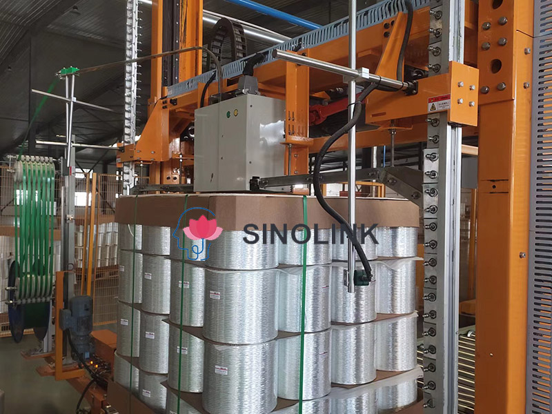 Полностью автоматическая вертикальная машина для обвязки поддонов Fully Automatic Vertical Pallet Strapping Machine