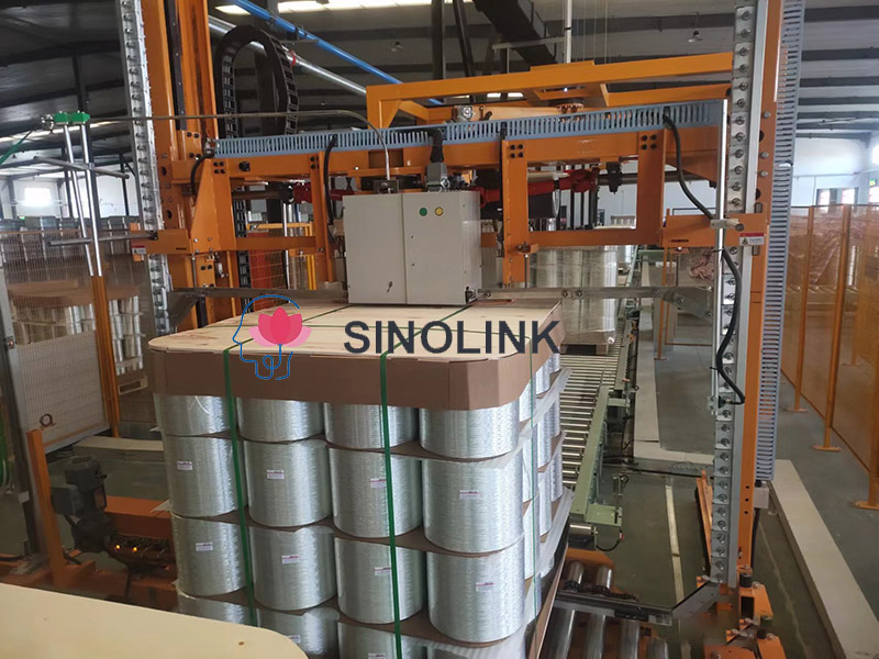 Полностью автоматическая вертикальная машина для обвязки поддонов Fully Automatic Vertical Pallet Strapping Machine