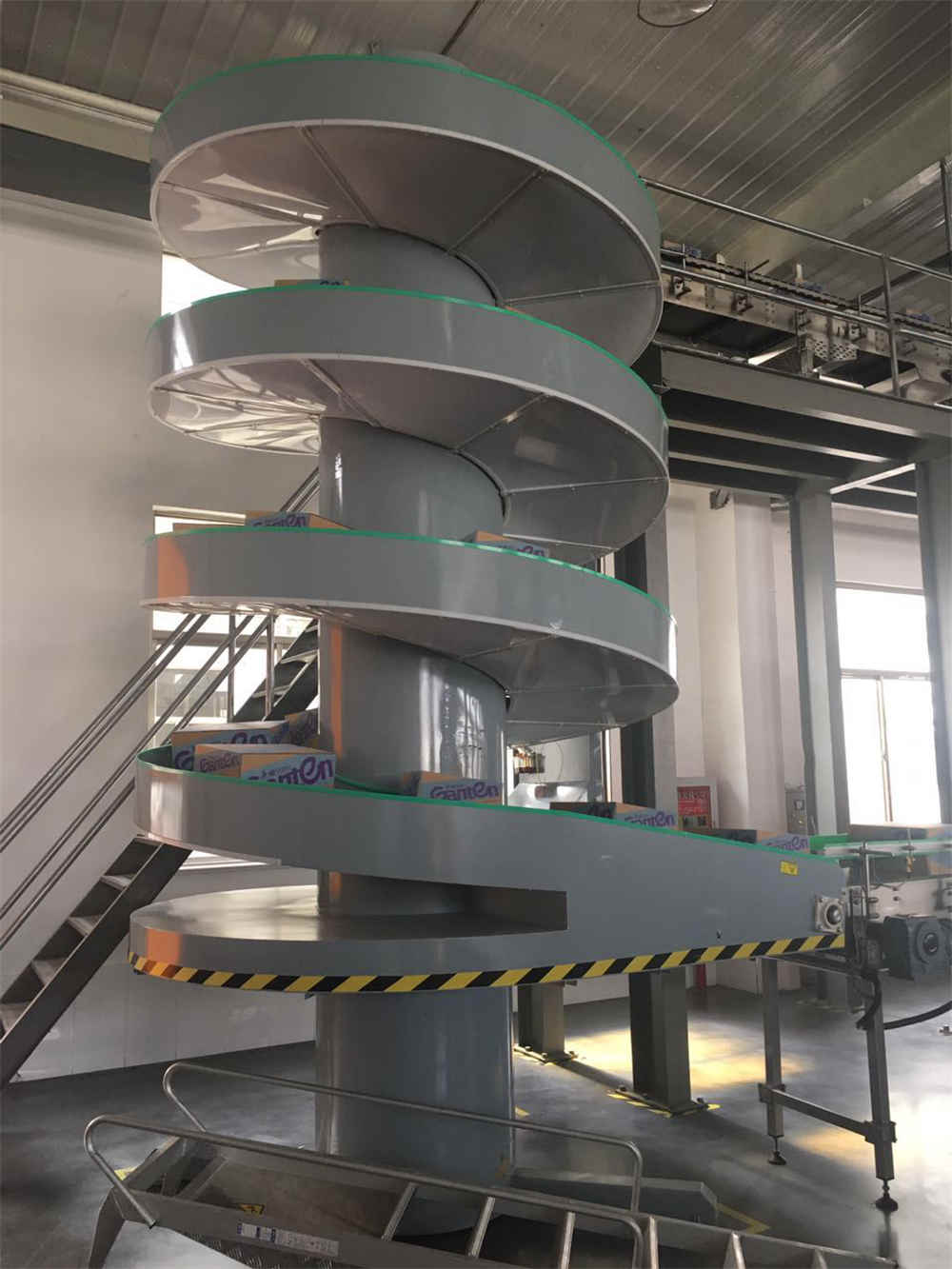 спиральный ленточный конвейер spiral belt conveyor