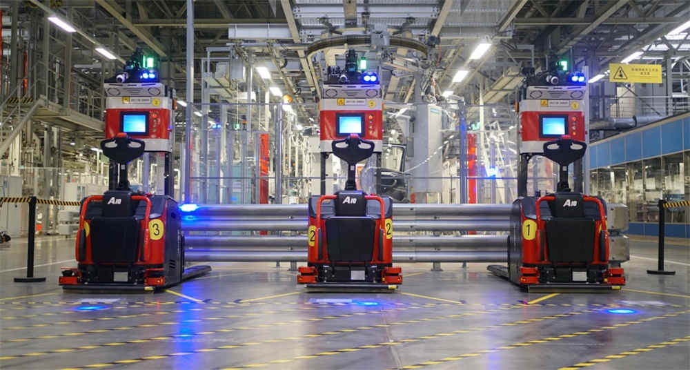 Беспилотный вилочный погрузчик AGV AGV Unmanned Forklift