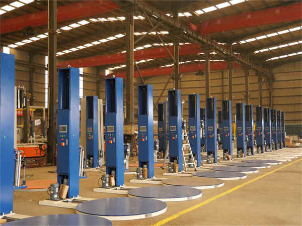 Стандартная машина для упаковки поддонов с предварительной растяжкой для продажи Standard Pre-stretch Pallet Wrapper Machine For Sales