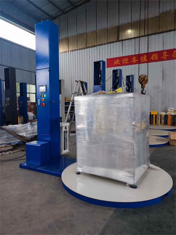 Стандартная машина для упаковки поддонов с предварительной растяжкой для продажи Standard Pre-stretch Pallet Wrapper Machine For Sales