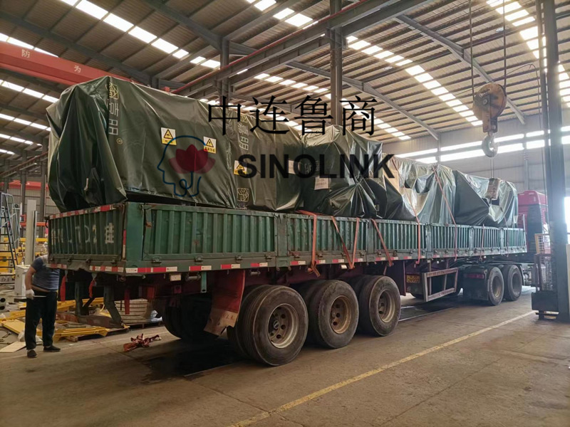 Delivery three trailers' goods for clients 